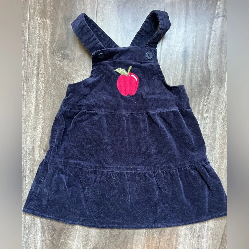 The Children's Place Navy Blue Corduroy Overalls